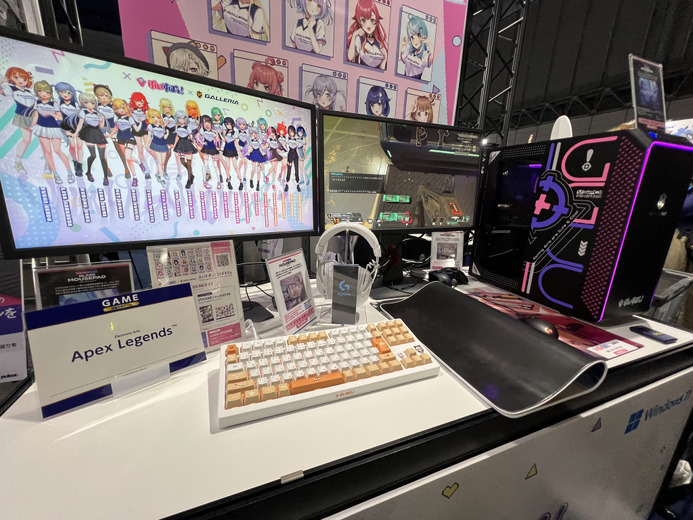 なぜここまで配信者やVTuberとコラボするのか？ 「GALLERIA BASE」ブースレポ！【TGS2024】