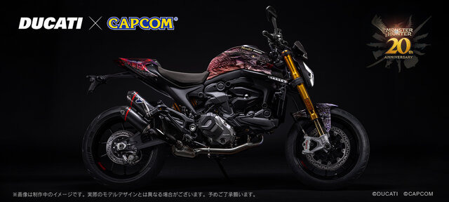 約260万円！『モンハン』ミラボレアスの顔を大胆にデザインしたバイクが予約販売、限定20台の希少モデル