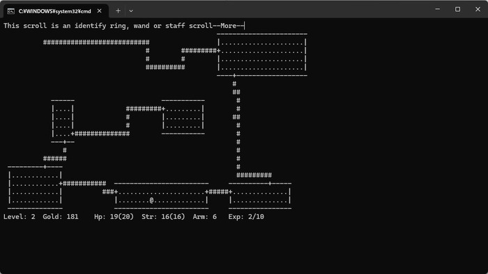 全てのローグライクの原点を今だからこそ（細かい違いも含めて）遊んでみよう！『Rogue』【げむすぱローグライク/ローグライト部】