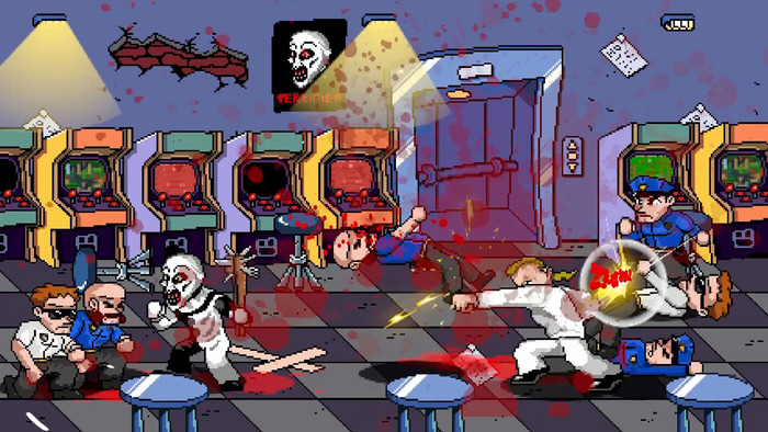 超過激ホラー「テリファー」原作の横スクACT『Terrifier The ARTcade Game』発表！