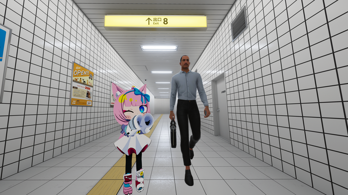 『VRChat』に『8番出口』が！？VRChatワールド「8番出口VR VRChat Photo Spot」が公開