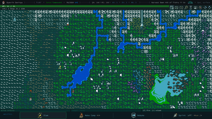 開発に15年を要した「圧倒的に好評」伝統的ローグライク『Caves of Qud』ついに正式版が2024年12月5日に公開