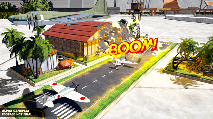 家の中で、裏庭で激しい飛行機バトル！新作ACT『Battle of BackYard』Steam向けに2025年Q2リリース―シングルプレイやマップエディターも搭載