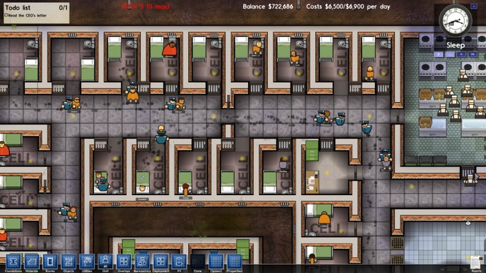 手のひら監獄経営！『Prison Architect』がタブレット向けにも展開、近くテスター募集