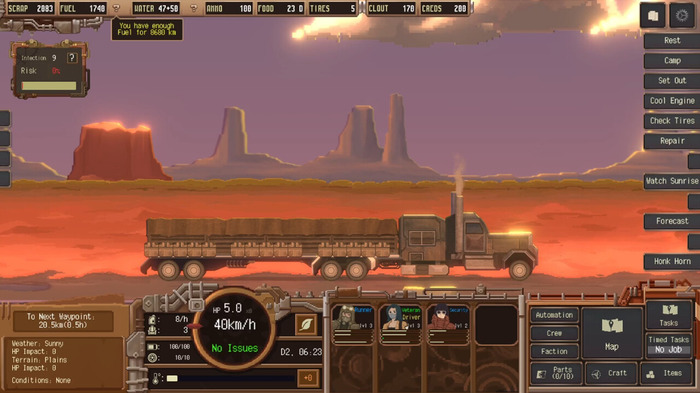 終末世界で配送業を営むサバイバルビジネスシム『Dustland Delivery』正式リリース！