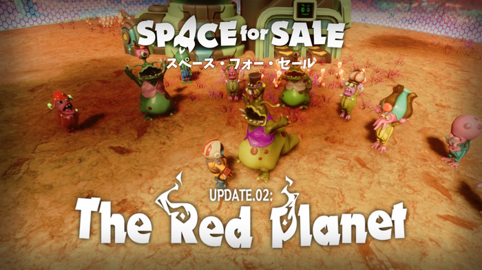 宇宙探検＆建設SLG『Space for Sale』大型アップデート「The Red Planet 」配信―火山惑星「ヘルネラ」での冒険が始まる！