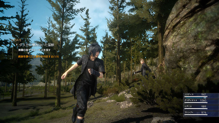 『FFXV 体験版 エピソード ダスカ』では、時間が経過する世界で探索からベヒーモス戦まで味わえる