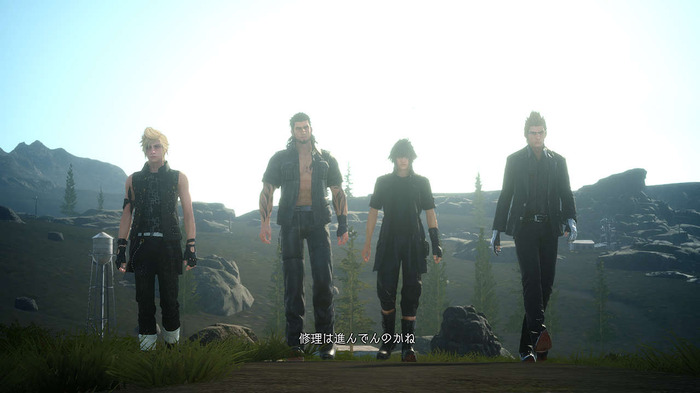 『FFXV 体験版 エピソード ダスカ』では、時間が経過する世界で探索からベヒーモス戦まで味わえる