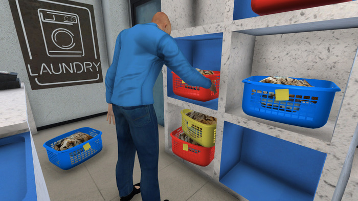 クリーニング屋経営シム『Laundry Store Simulator』リリース！洗濯用品の販売やオリジナルTシャツのデザインも可能