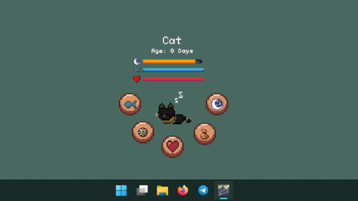 デスクトップで猫を飼育『Screen Cat』Steamでリリース―ゴロゴロ音に癒されながらPC作業