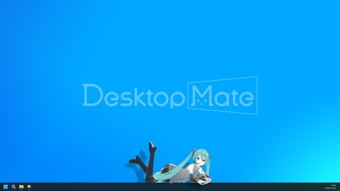 デスクトップにかわいいキャラが寄り添う『Desktop Mate』Steamにて配信開始。約30年前の類似ソフトを連想するとSNSでも大きな話題