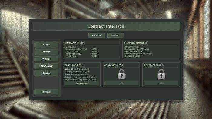 政府の請負業者として兵器を開発・販売するシム『Government Contractors: Arms of Influence』Steam早期アクセス開始！国内・同盟国・ライバル国から部品調達可能も選択によっては政治的な問題発生