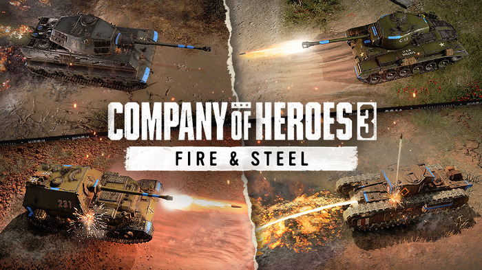 第二次世界大戦RTS『Company of Heroes 3』最新DLC「Fire & Steel」がSteamで2月下旬リリース！M26パーシングなどの兵器を扱う4つのバトルグループが追加