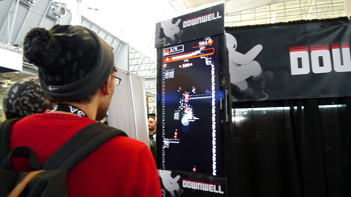 PAX East会場で『Downwell』をプレイ！―若き日本人開発者の野心作