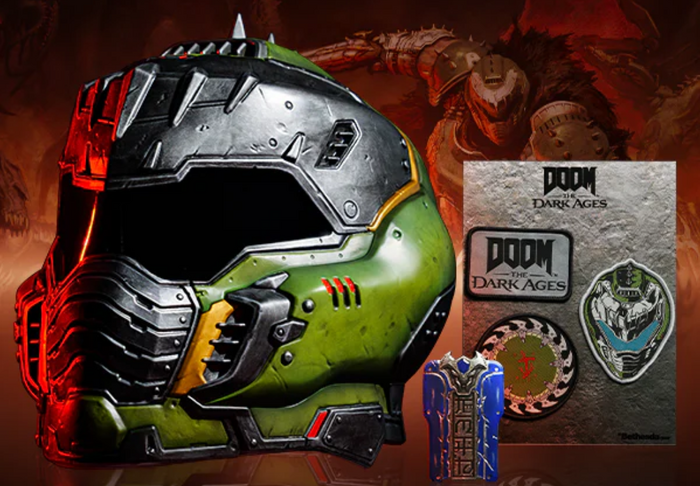 今作も被ってドゥームスレイヤー気分！『DOOM: The Dark Ages』光る着用可能ヘルメットレプリカ予約受付開始―ふつふつと沸く正義の怒りは地獄の群れへ