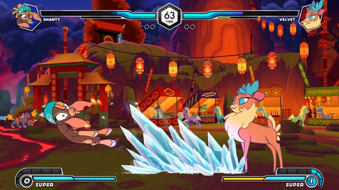 【PC版無料配布開始】簡単4ボタン操作の2D動物対戦格闘『Them's Fightin' Herds』Epic Gamesストアにて