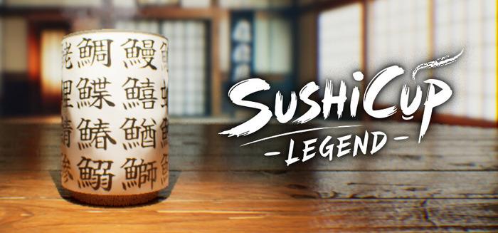 「何だこの字は！」弟子が作った寿司湯呑みの漢字間違いを指摘する『SushiCup Legend』が近日登場