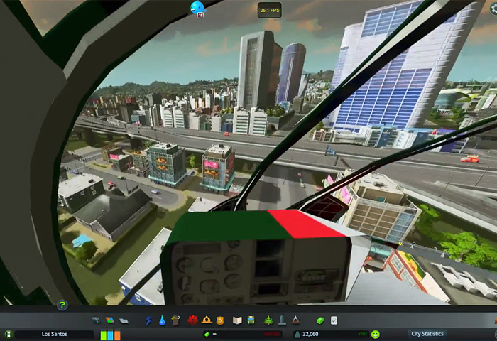 『Cities: Skylines』ヘリコプター操縦Mod「CityCopter」の新映像が公開