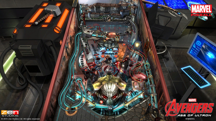 「アベンジャーズ」新作映画とコラボした『Zen Pinball 2/Pinball FX 2』新テーブルが発表