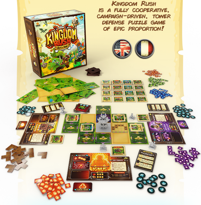 タワーディフェンスが協力型ボードゲームに Kingdom Rush Rift In Time Kickstarterキャンペーン開始 1枚目の写真 画像 Game Spark 国内 海外ゲーム情報サイト