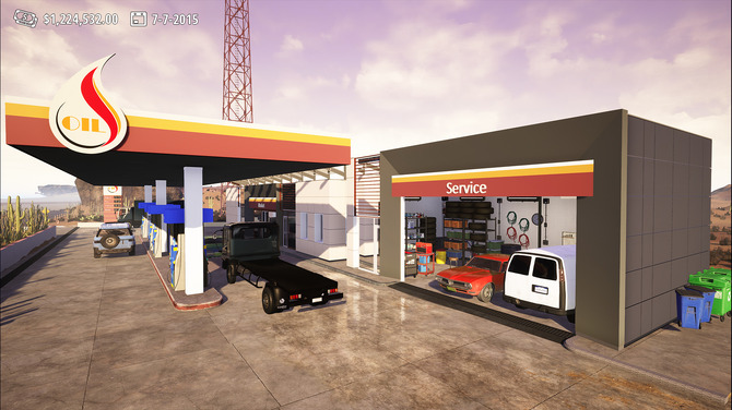 ガソリンスタンド運営シム Gas Station Simulator 発表 砂漠のど真ん中で店舗を再建 2枚目の写真 画像 Game Spark 国内 海外ゲーム情報サイト