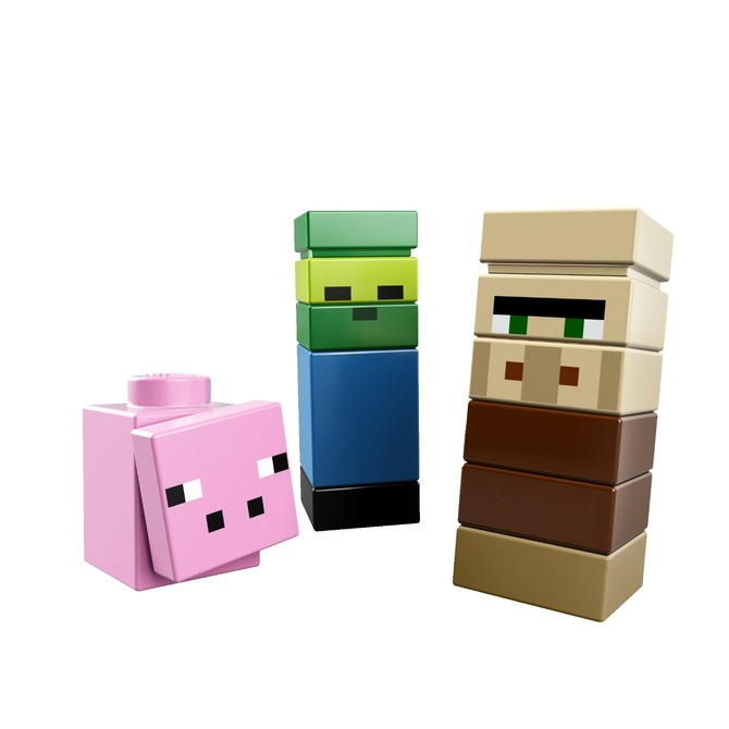 小さな豚さんが可愛い Lego版 Minecraft の新セット 村 と ネザー が発売中 7枚目の写真 画像 Game Spark 国内 海外ゲーム情報サイト