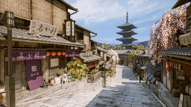 Ue4向け京都背景アセット Kyoto Alley が18 075円でリリース 商用利用も可能 2枚目の写真 画像 Game Spark 国内 海外ゲーム情報サイト