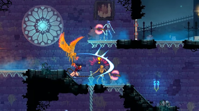 Dead Cells』で鞭や斧など『悪魔城ドラキュラ』お馴染みの武器が使える