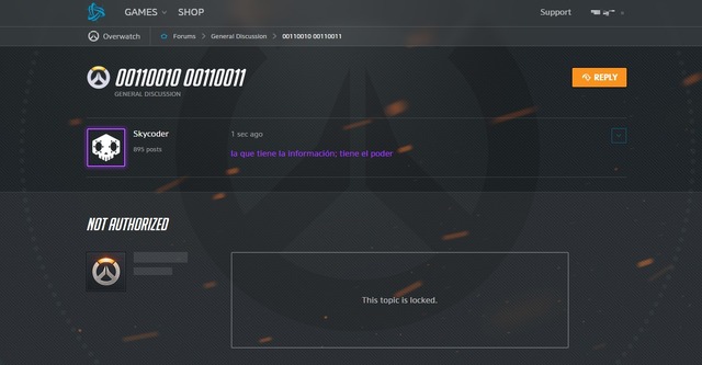Overwatch 海外公式フォーラムでミステリアスな投稿 Sombra の新たなヒントか 全画面画像2枚目 Game Spark 国内 海外 ゲーム情報サイト