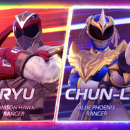 リュウと春麗が「パワーレンジャー」の格闘ゲーム『Power Rangers