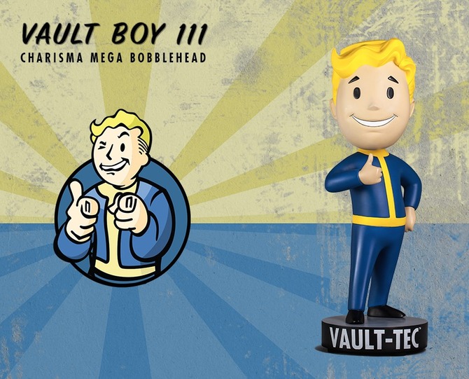 その高さ15インチ！『Fallout 4』巨大なVault Boy 111のボブルヘッドが 