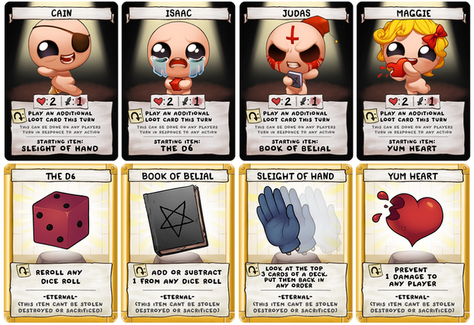 The Binding of Isaac Four Souls キックスターター