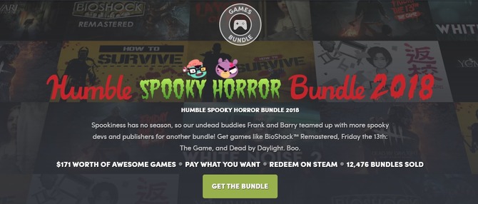 夏にぴったり Dbd Bioshock など人気ホラーを多数収録の Humble Spooky Bundle 18 開催 Game Spark 国内 海外ゲーム情報サイト