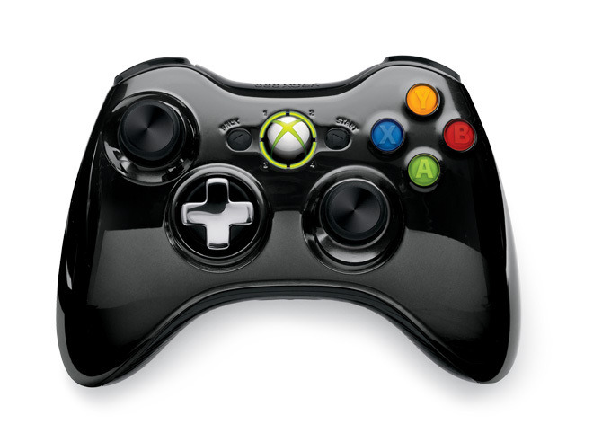 美品　Xbox360 エックスボックス360 ワイヤレスコントローラー　クローム