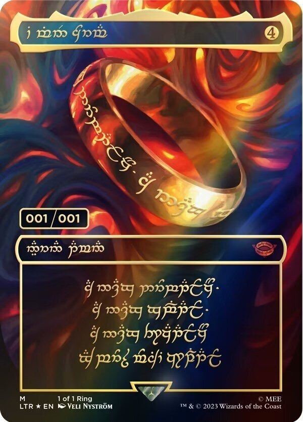 【MTG】一つの指輪/The One Ring 3枚「Foil」指輪物語