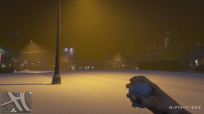 Gtaオンライン で降雪を観測 白く染まったロスサントスへ急げ Game Spark 国内 海外ゲーム情報サイト