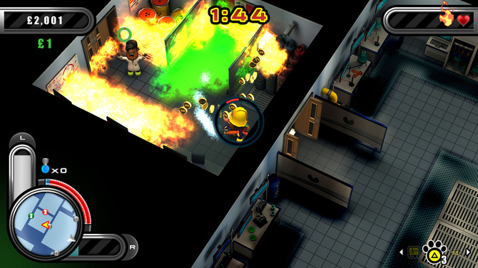 Ps Vita向け消防ローグライク Flame Over 最新映像 火災に立ち向かうゲームプレイを紹介 Game Spark 国内 海外ゲーム情報サイト